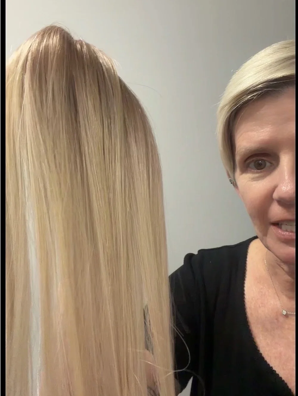 Synthetic Wig Topper (Blonde)